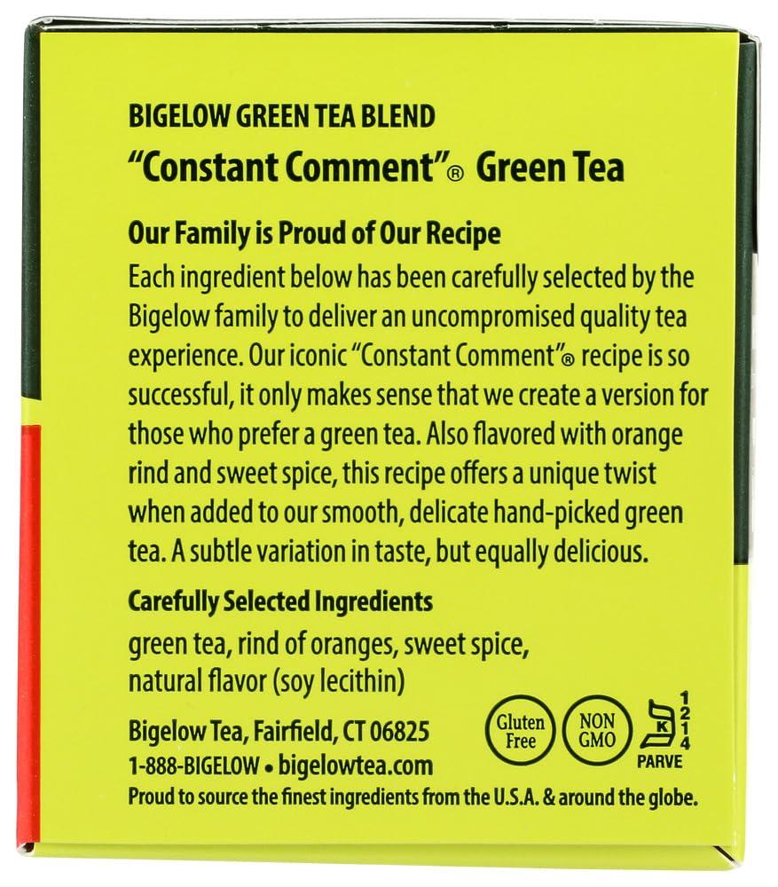 Bigelow Tea Bigelow Tea Green Constant Comment 20 Bags (Pack of 16)