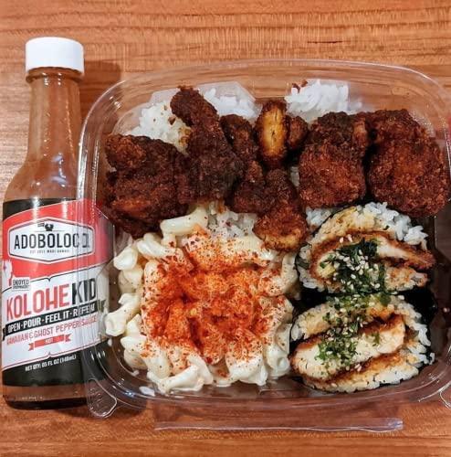 Adoboloco Adoboloco Hot Sauce Kolohekid Hawaiian Spicy Sauce (3-Pack) 5oz Hot Ghost Pepper Chili Sauce - Featured on Hot Ones!