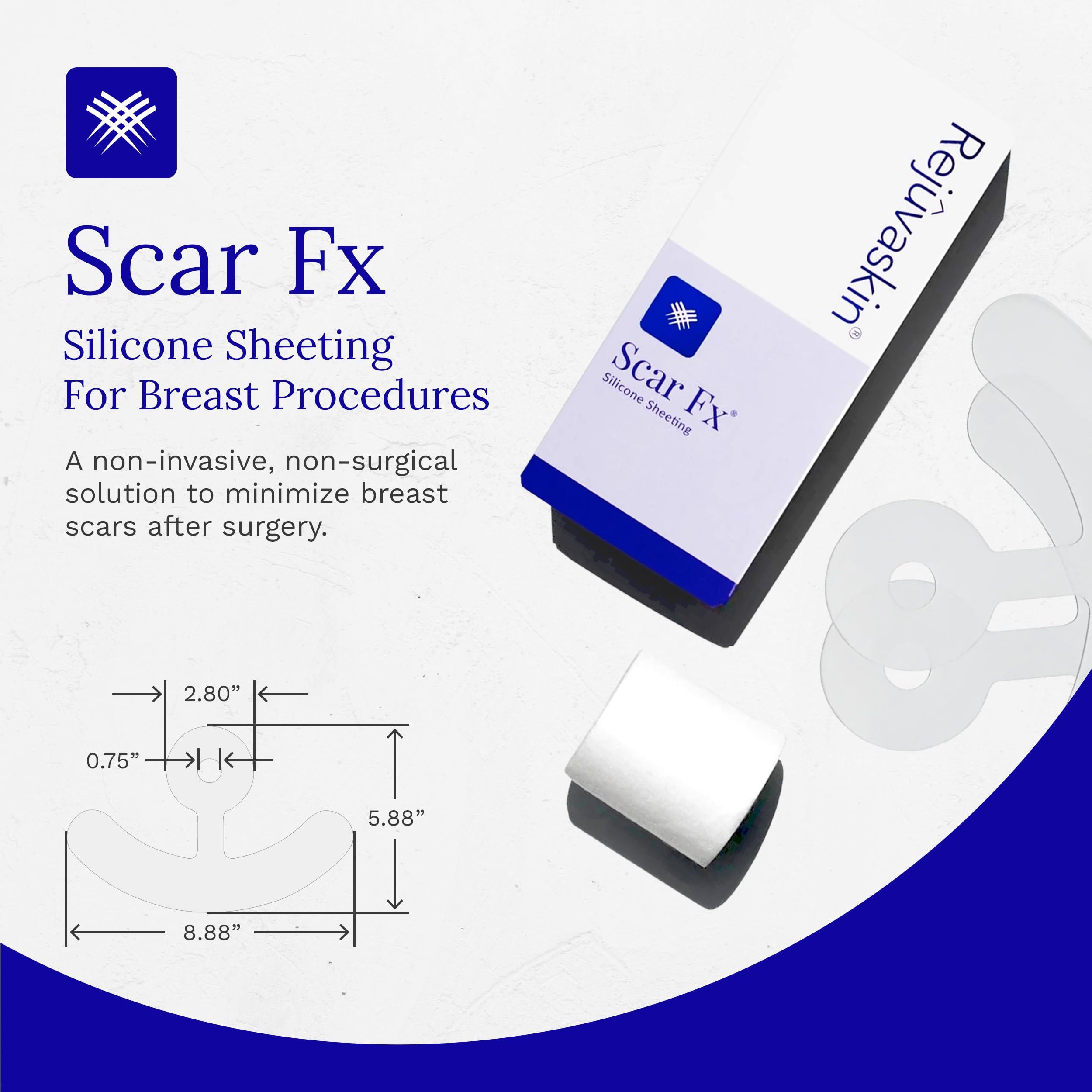 Rejuvaskin Rejuvaskin Scar Fx Breast Anchor Silicone Tape Adhesive Gel Protect Restore Reduce Scarring