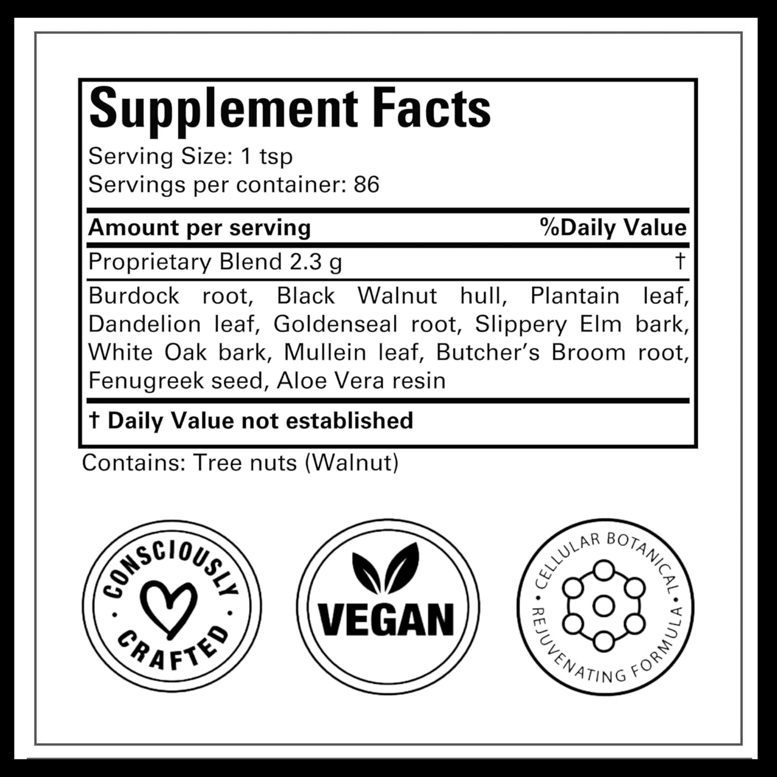 Doctor Morse\'s Doctor Morse\'s Heal All Tea - Loose Blend Herbal Tea - Vegan & Caffeine Free - Full Body Detox - Naturopath Formulated - Burdock Root, Dandelion Leaf, Black Walnut Hull - 7oz, 86 Servings