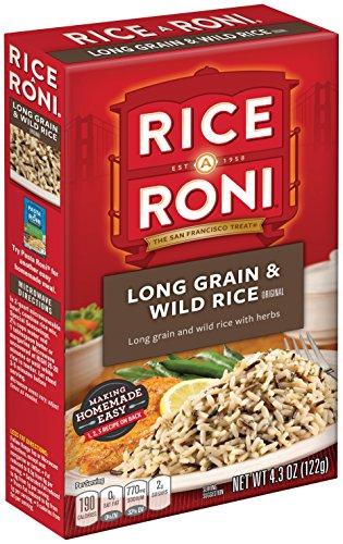 Quaker Rice-A-Roni Long grain & wild rice with herbs, 4.3 Ounce Pack of 12