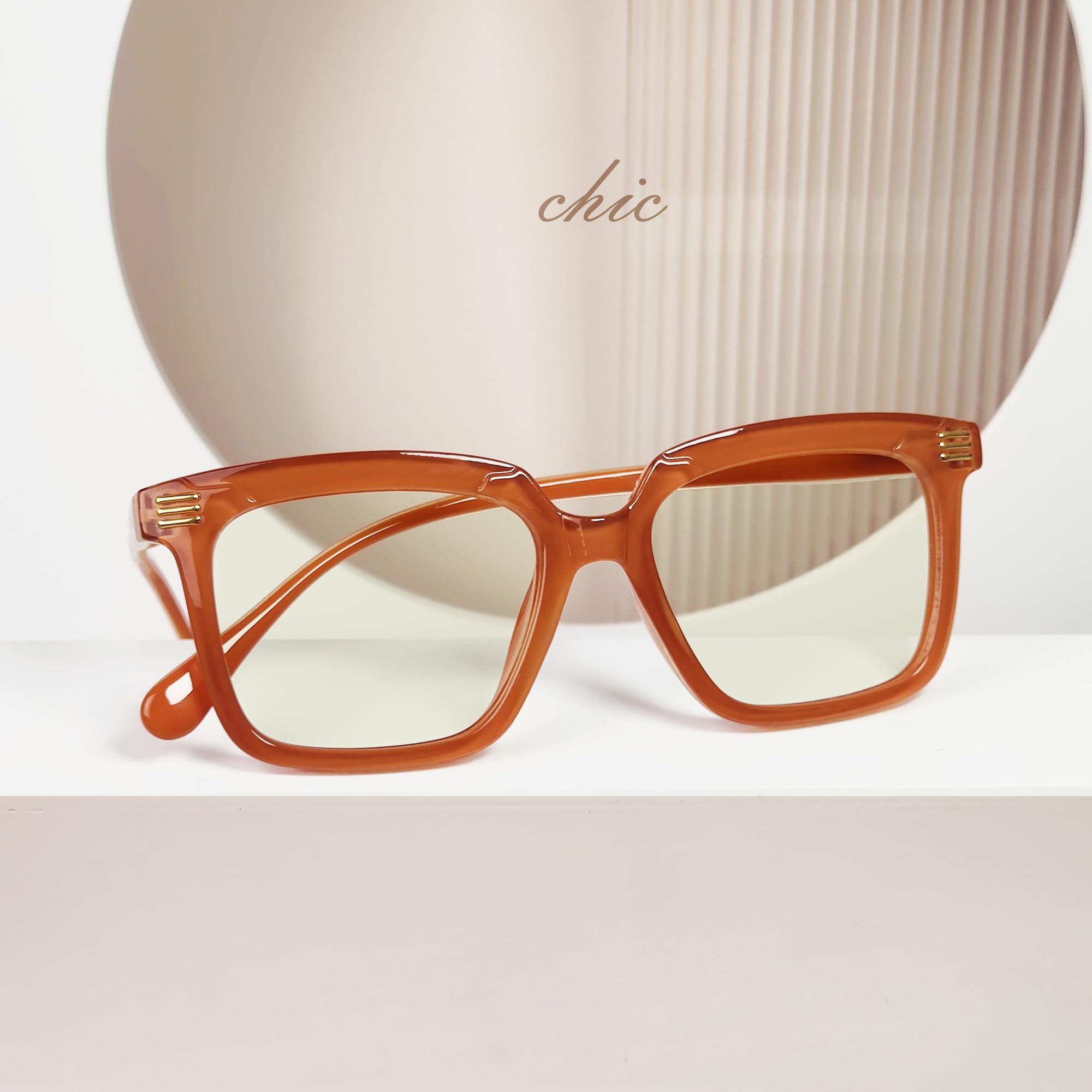 Eyekepper Eyekepper 4-pack Reading Glasses Blue Light Blocking Square Computer Glasses Readers Women 1.0