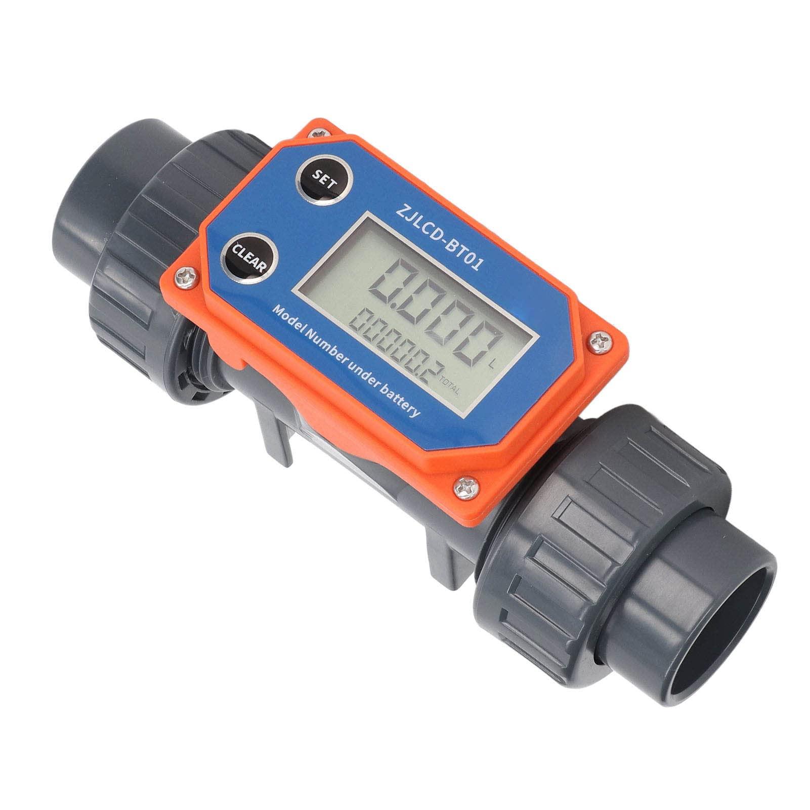 Pyhodi Water Flowmeter, High Accuracy Water Flow Meter Sensitive Response for Swimming Pool