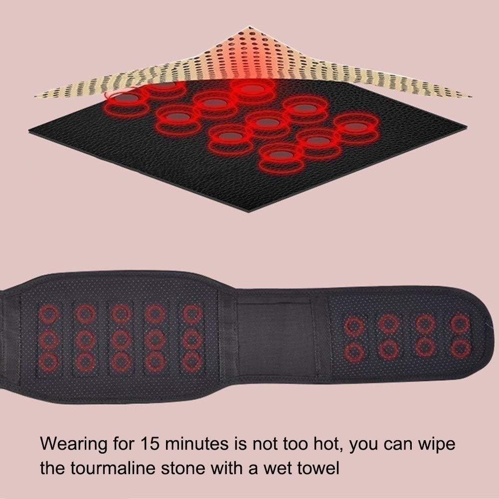 ZFF ZFF Magnetic Therapy Lower Back Brace - Support for Chronic Pain, Sciatica, Spasms, Nerve and Herniated Or Slipped Disc for Pain Relief (Size : M)