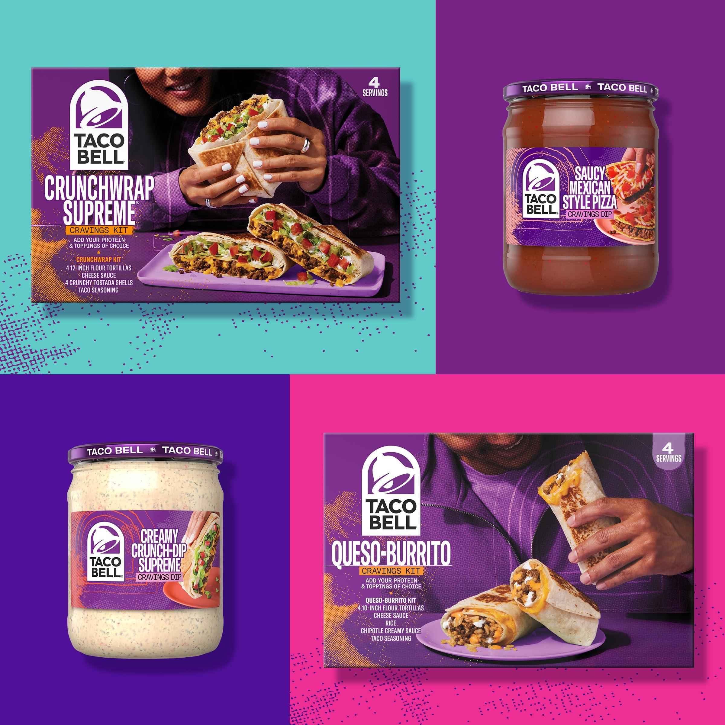 Taco Bell Taco Bell Queso-Burrito Cravings Kit, 21.5 oz Box
