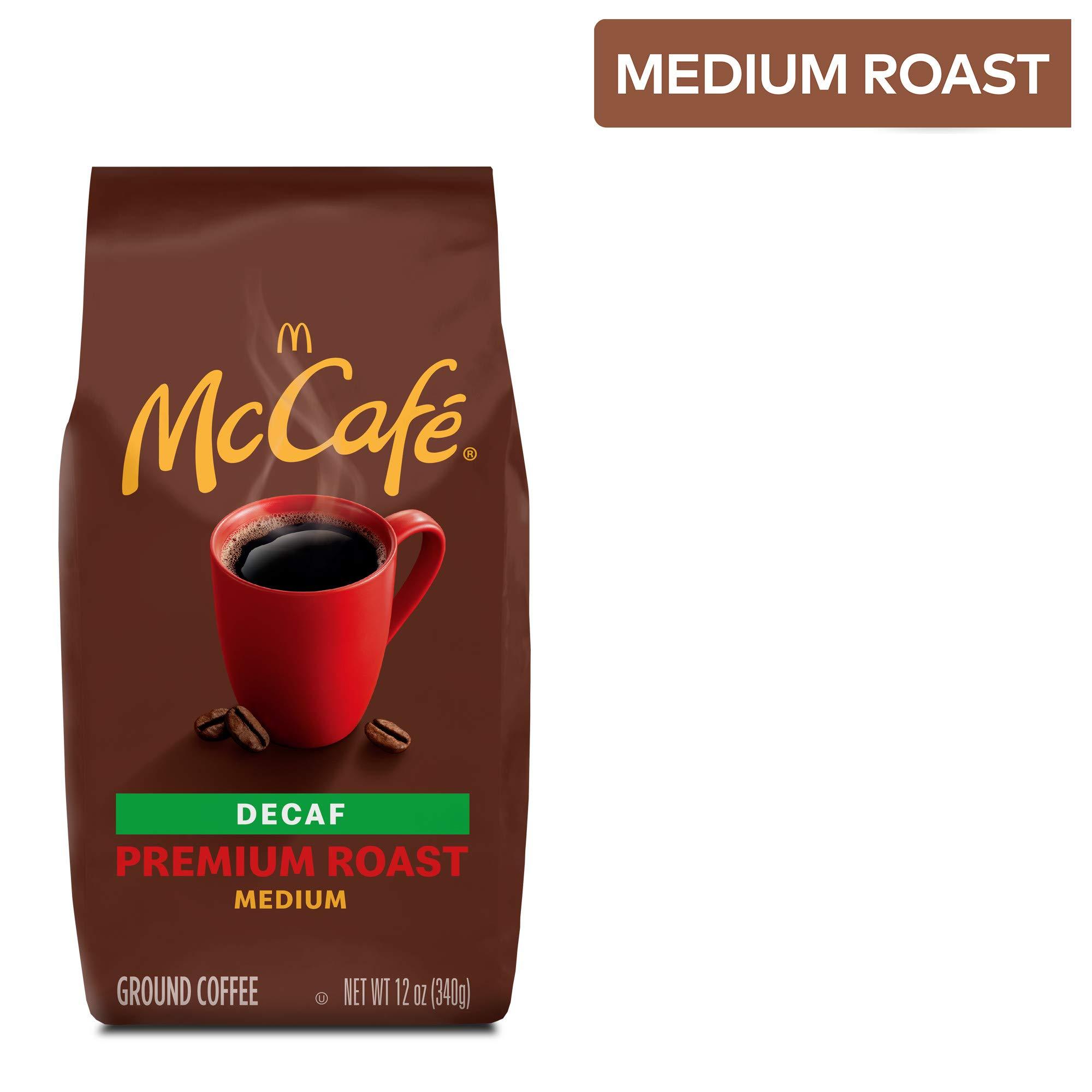 McCafe McCafe Premium Roast Decaf, Medium Roast Ground Coffee, 12 oz Bag