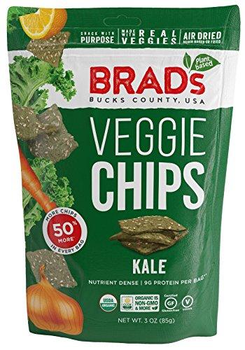 Brad's Plant Based Brad's Plant Based Organic Veggie Chips, Kale, 12 Bags, 36 Servings Total