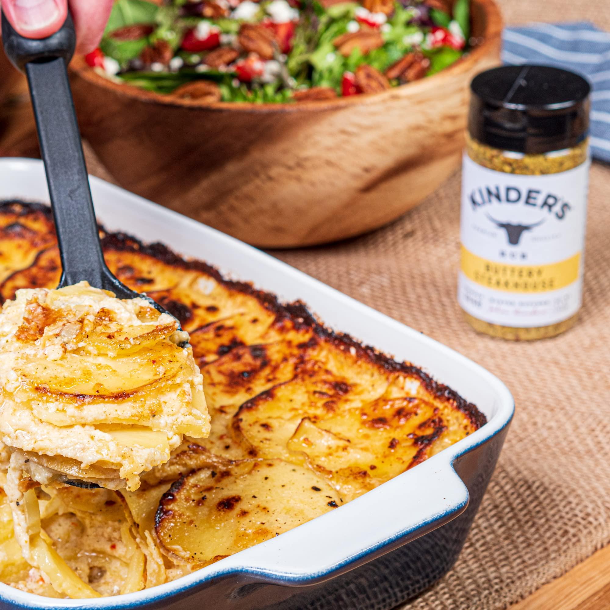 KINDER'S Kinder\'s Organic Buttery Steakhouse Rub, Premium Quality Seasoning, MSG Free, USDA Certified Organic, 3 oz (2 Pack)