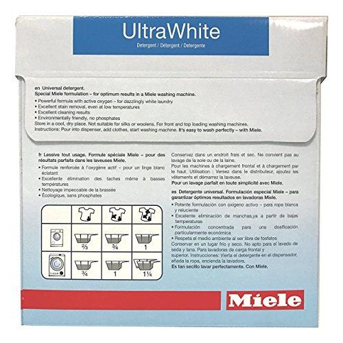 Miele Miele CareCollection UltraWhite Multi-purpose powder 2.5KG (5.5 LBS) 48 Loads