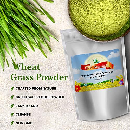 Best Botanicals Best Botanicals Wheat Grass Powder 4 oz. (Organic)
