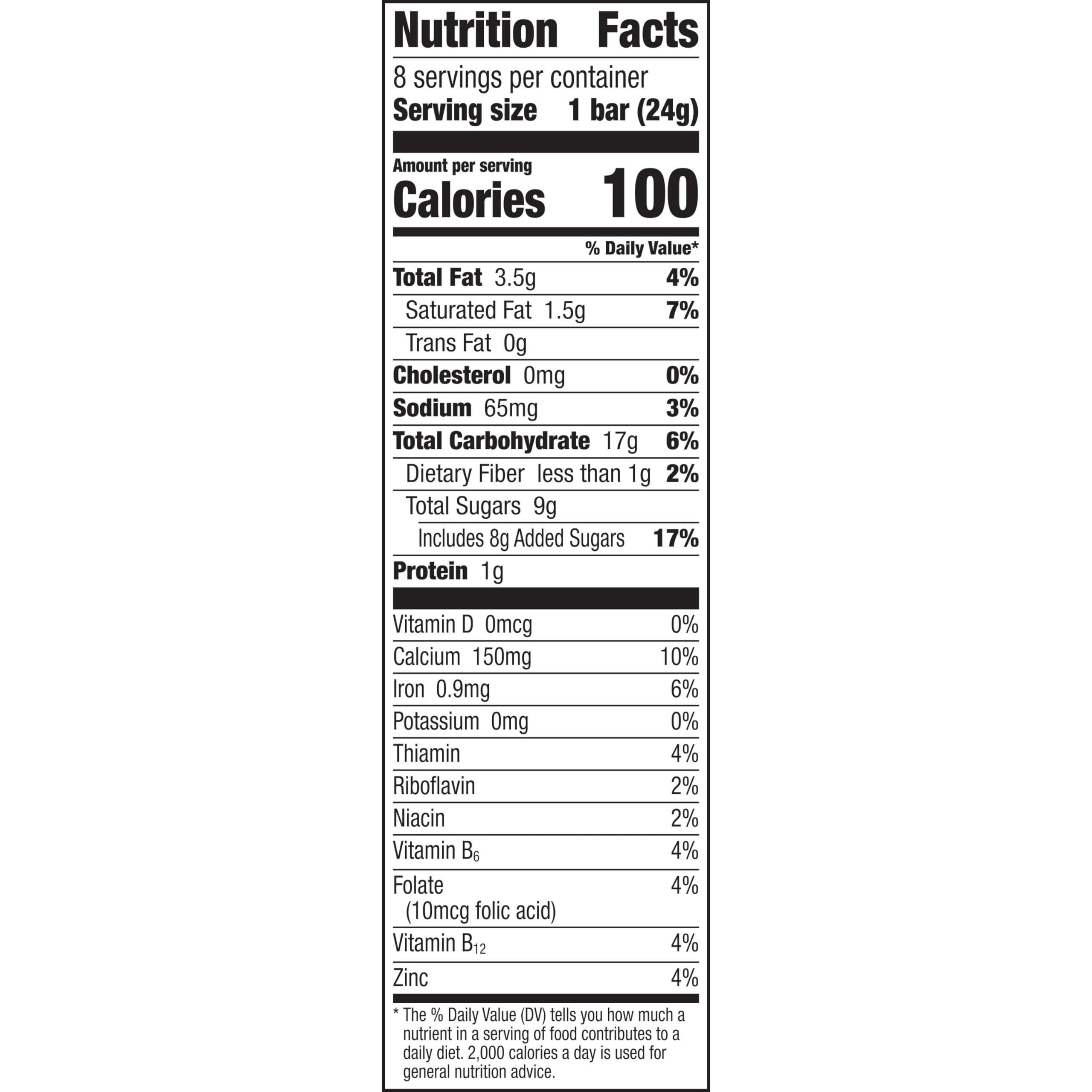 Cheerios Honey Nut Cheerios Breakfast Cereal Treat Bars, Snack Bars, 8 ct (Pack of 5)