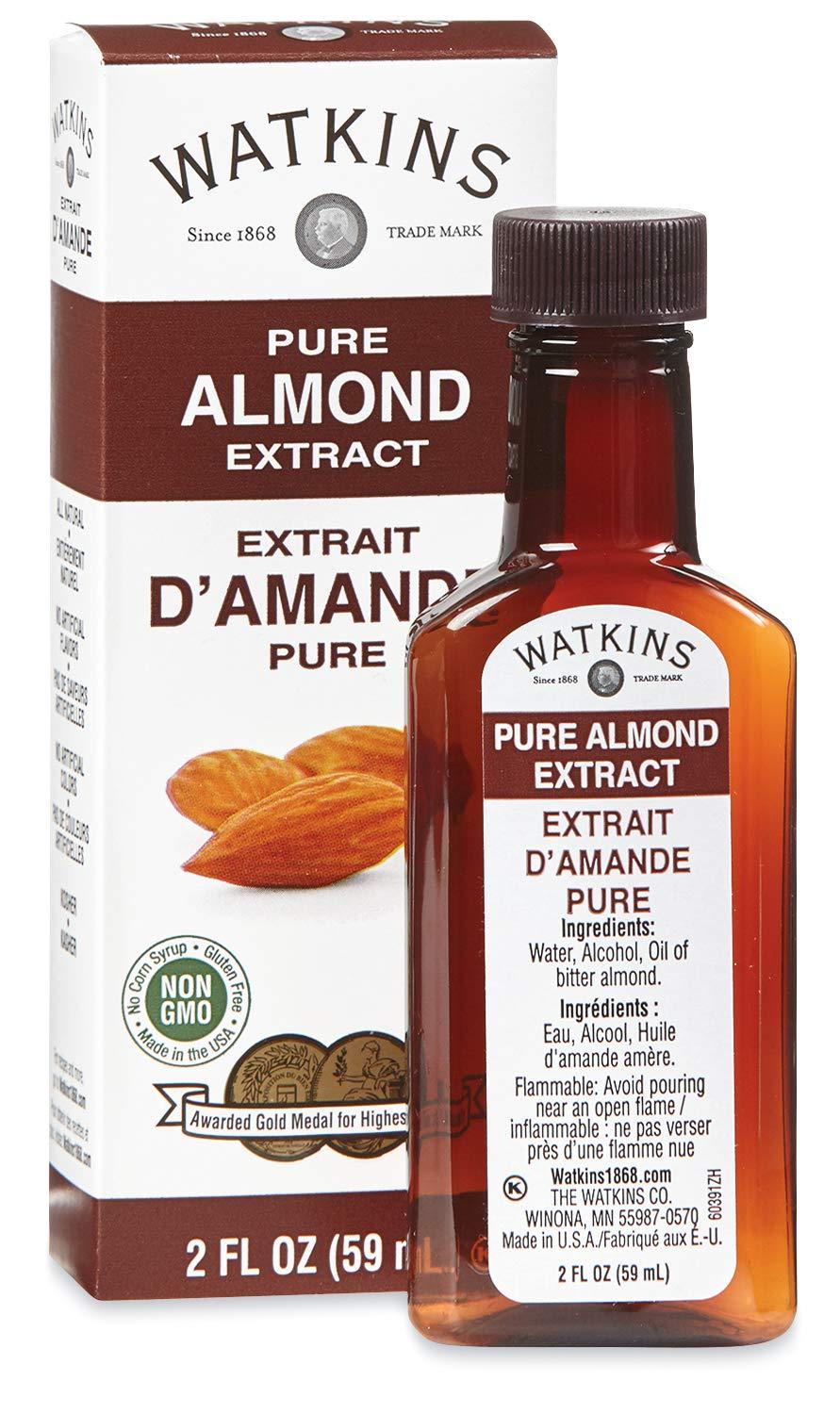 Watkins Watkins Clear Vanilla Flavor (11 fl. oz.) and Watkins Pure Almond Extract (2 Fl Oz)