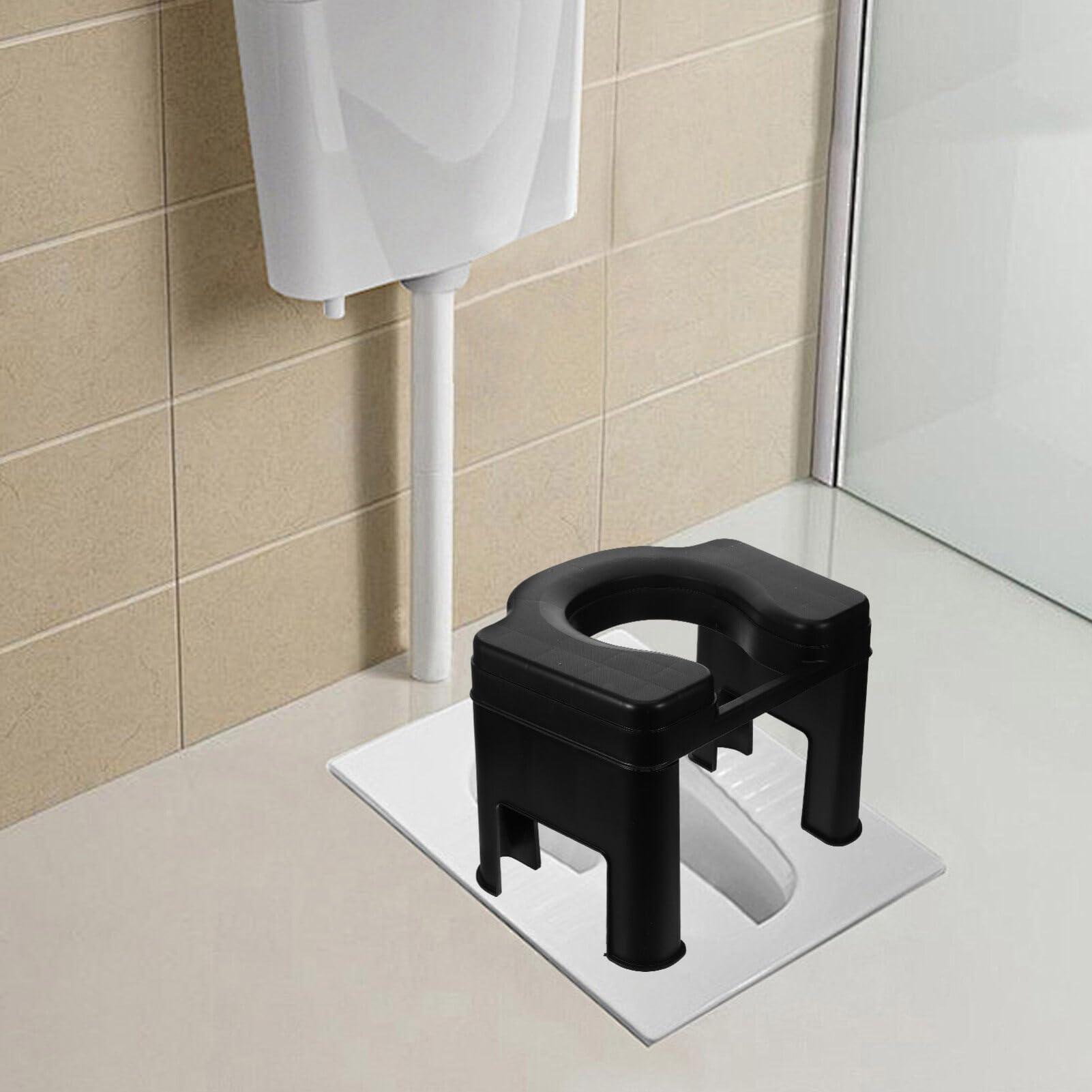Healvian Healvian Portable Toilet Seats, 26.5cm Emergency Toilet Squats Stool Potty Step Stool Toilet Seat Stool Squatting Toilet Stool Toilet Camping Seats for Senior, Handicap, Disabled