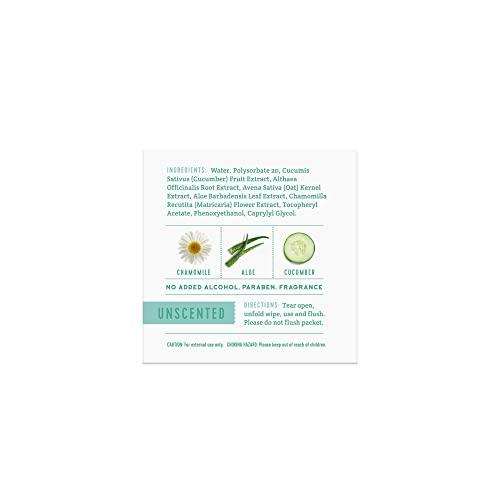 Stall Mates Wipes Stall Mates Wipes - Flushable Wipes | Individually Wrapped | Travel Friendly | Unscented with Vitamin-E & Aloe | (30 on-the-go singles)