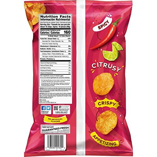 Lay's Lays Potato Chips Chile Limon, 7.75 Oz