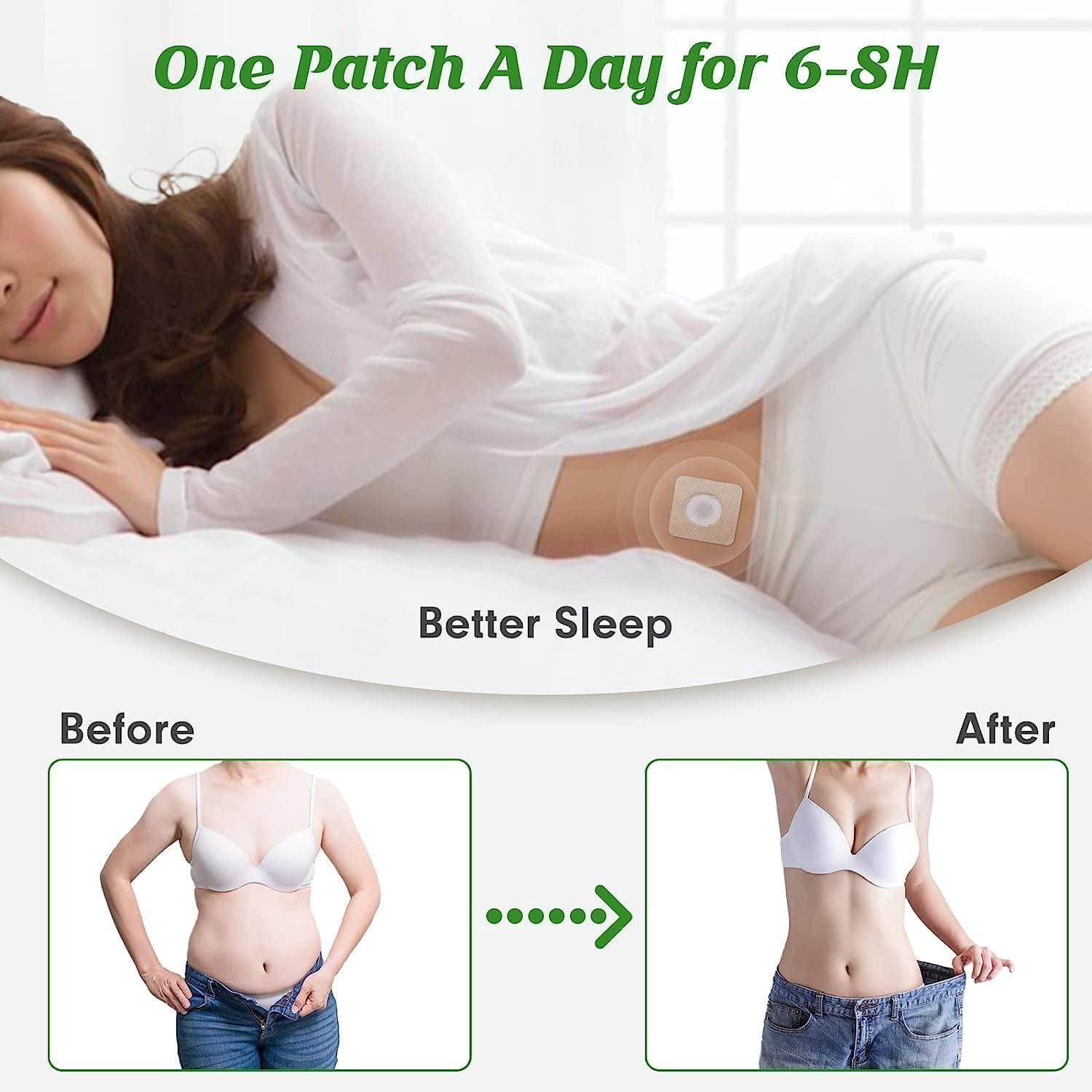 BENJEN Mugwort Belly Patch,30Pcs Natural Wormwood Essence Pills and 30Pcs Belly Sticker, Moxa Hot Moxibustion Navel Wormwood Sticker (30)
