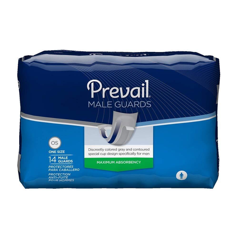 First Quality Prevail Male Guards, Maximum Absorbency, One