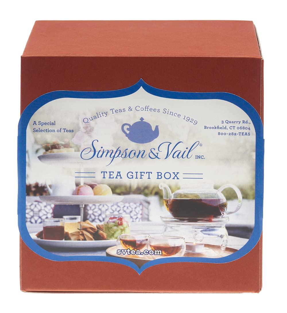 Simpson & Vail, Inc. Simpson & Vail - Flavored Black Tea Sampler Giftbox - Loose Leaf Tea (10 Packages)