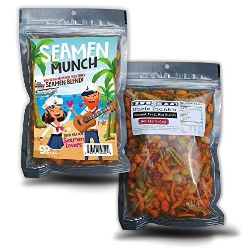 Gears Out Seamen Munch Spicy Trail Mix - Funny sea captain and ship design - Edible gifts for women - Spicy mix, Made in the USA