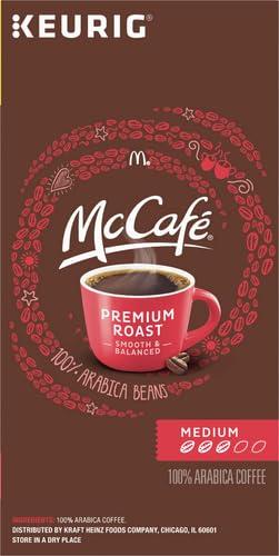 McCafe McCafe Premium Roast, Keurig Single Serve K-Cup Pods, Medium Roast Coffee Pods, 32 Count