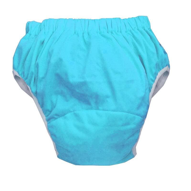 Generic Leak-Proof Adult and Elderly Cloth Diapers - Washable Incontinence Underwear for Men and Women, Big Children and Adolescents (Yellow,M)