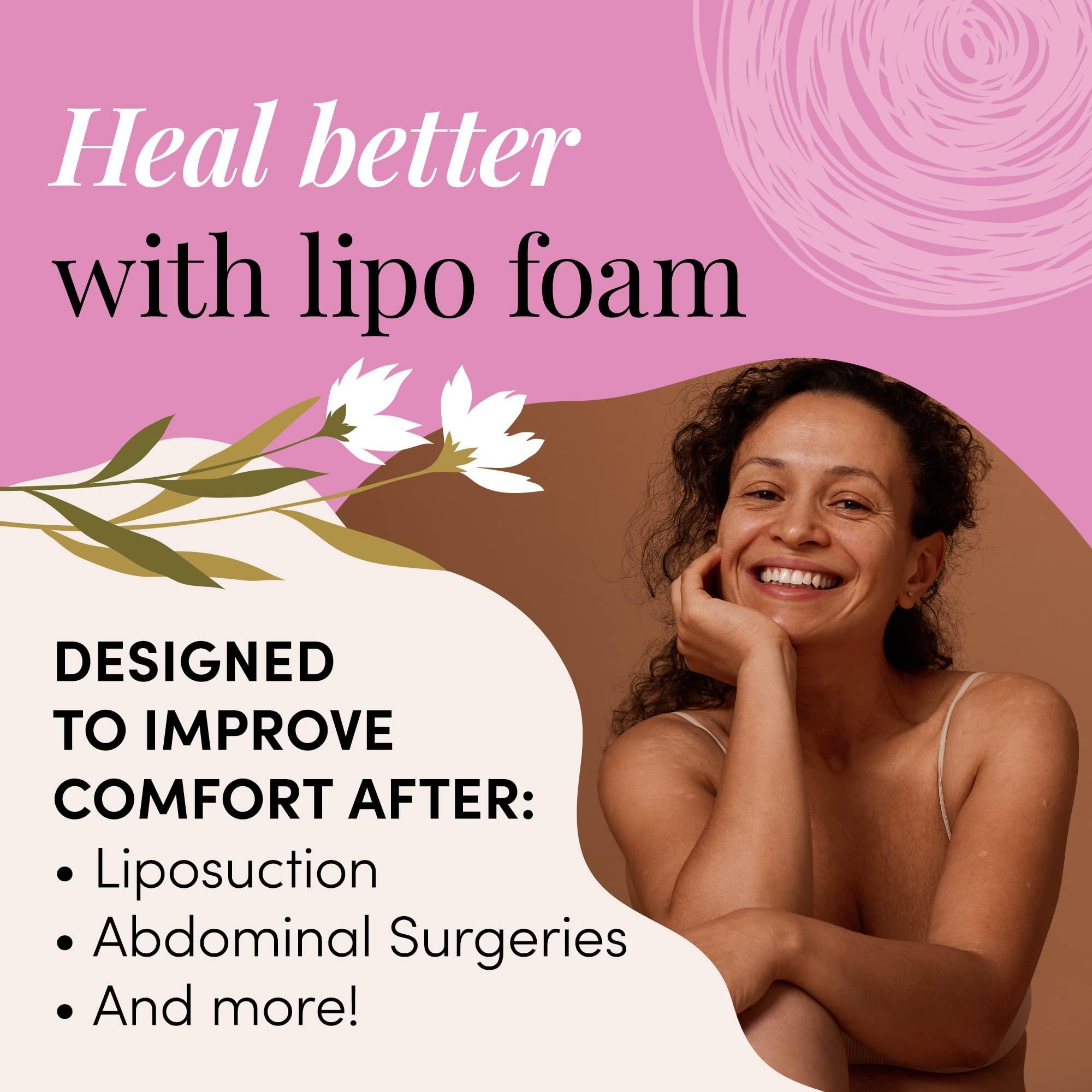 IMPRESA Impresa - Extra Thick Lipo Foam Pads - 3 Pack - Post Surgery Compression Garment Sheets for Liposuction, Tummy Tucks, and C-Sections (8 x 11 x .625 in)