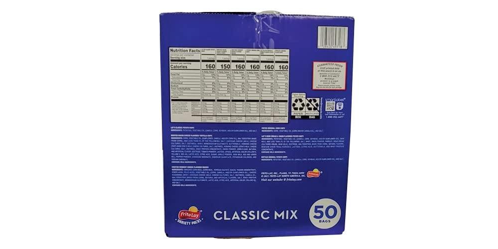 FritoLay Frito-Lay Classic Mix Variety Pack (50 pk.)