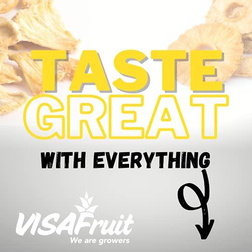 Tropi Snack TropiSnack Simply Natural Dried Pineapple Tidbits No Sugar Added Gluten Free Fat free Vegan Kosher 6 pack 1.76 oz each