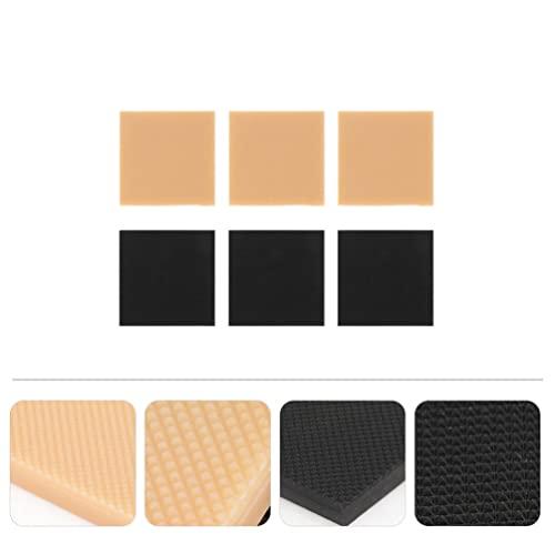 Healifty Healifty 6pcs Anti Slip Stickers for High Heels Non Heel Shoe Pads for High Heels High Heel Protectors Shoes Pads Shoe Sole Protector Anti Heel Grips Heel Cups Protection Pad Patch Rubber