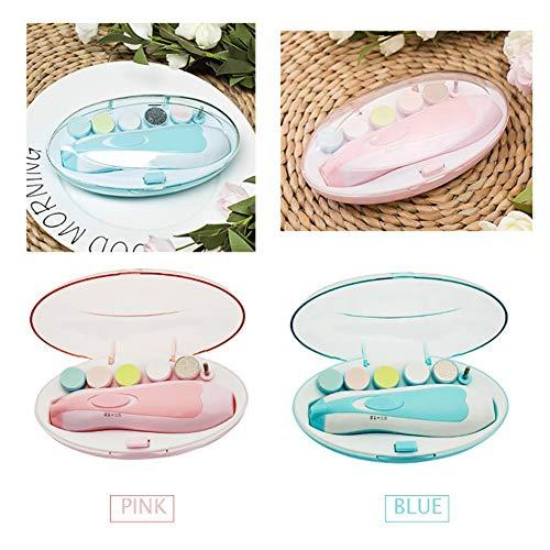 Valcatch Electric Baby Nail Care Set Baby Nail Filer and Baby Nail Clippers with Light Manicure Pedicure Cutter Scissors