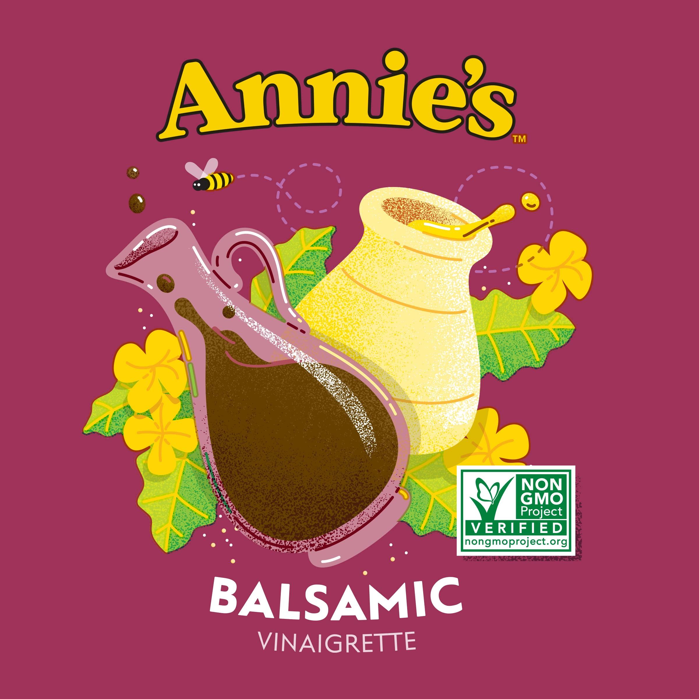 Annies Annie\'s Balsamic Vinaigrette Salad Dressing, Non-GMO, 8 oz