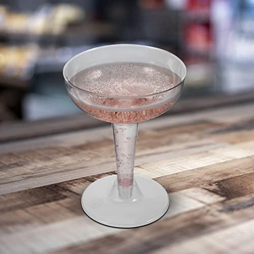 Toddmomy Toddmomy 20pcs Plastic Wine Glass Clear Cocktail Cup Margarita Glasses Cinco De Mayo Party Decorations Parfait Cup Drinking Cup Wine Tasting Cup Wine Cup Delicate Ice Cream Cup