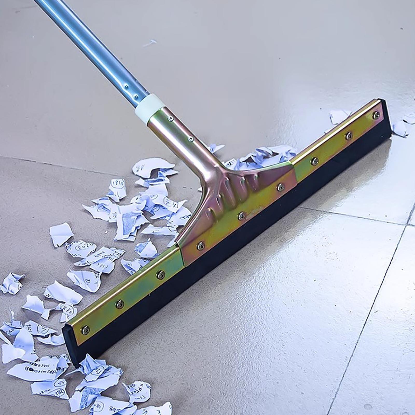 JYHHCYS Deck Patio Outdoor Indoor Floor Squeegee with Extendable Handle, Floor Wiper Water Remover for Tile Shower Wall and Floor/Concrete Floor/Wood Floor (Size : W 39cm/15.3in)