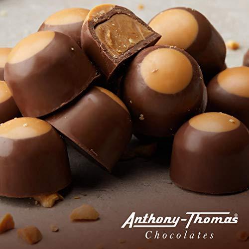 Anthony-Thomas Anthony Thomas, Great Tasting Peanut Butter & Milk Chocolate Buckeyes in Ohio State Buckeyes Box, Deliciously Delightful Snacks (12 Count)