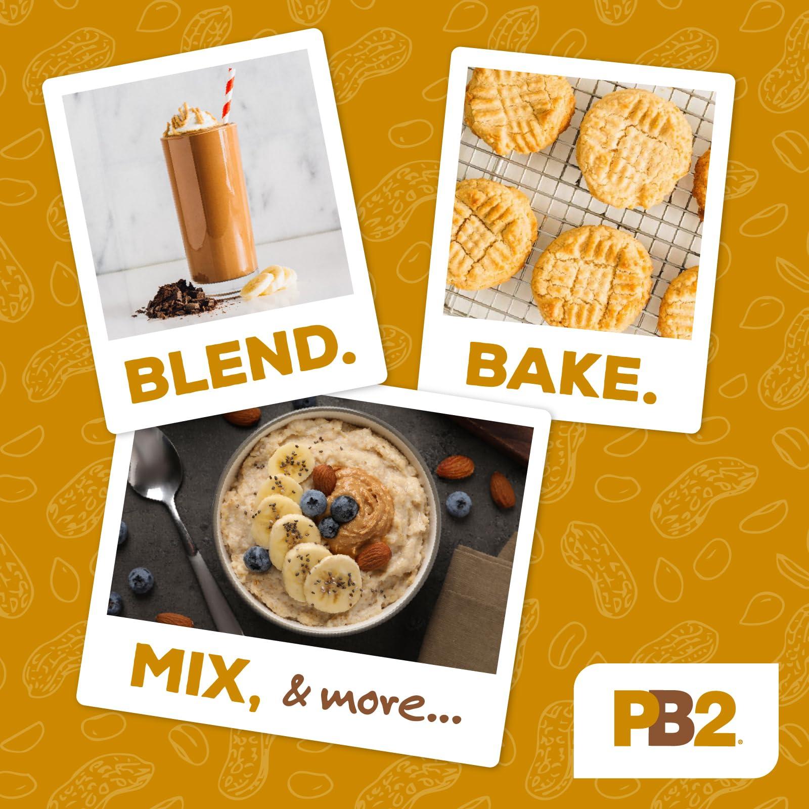 PB2 PB2 Powdered Peanut Butter Powder | Certified Gluten Free, Low-Carb, Keto Diet Friendly | Original Flavor with 6G of Protein, 90% Less Fat, 60 Calories Per Serving | Easy Mix for Healthy, Fit Diet