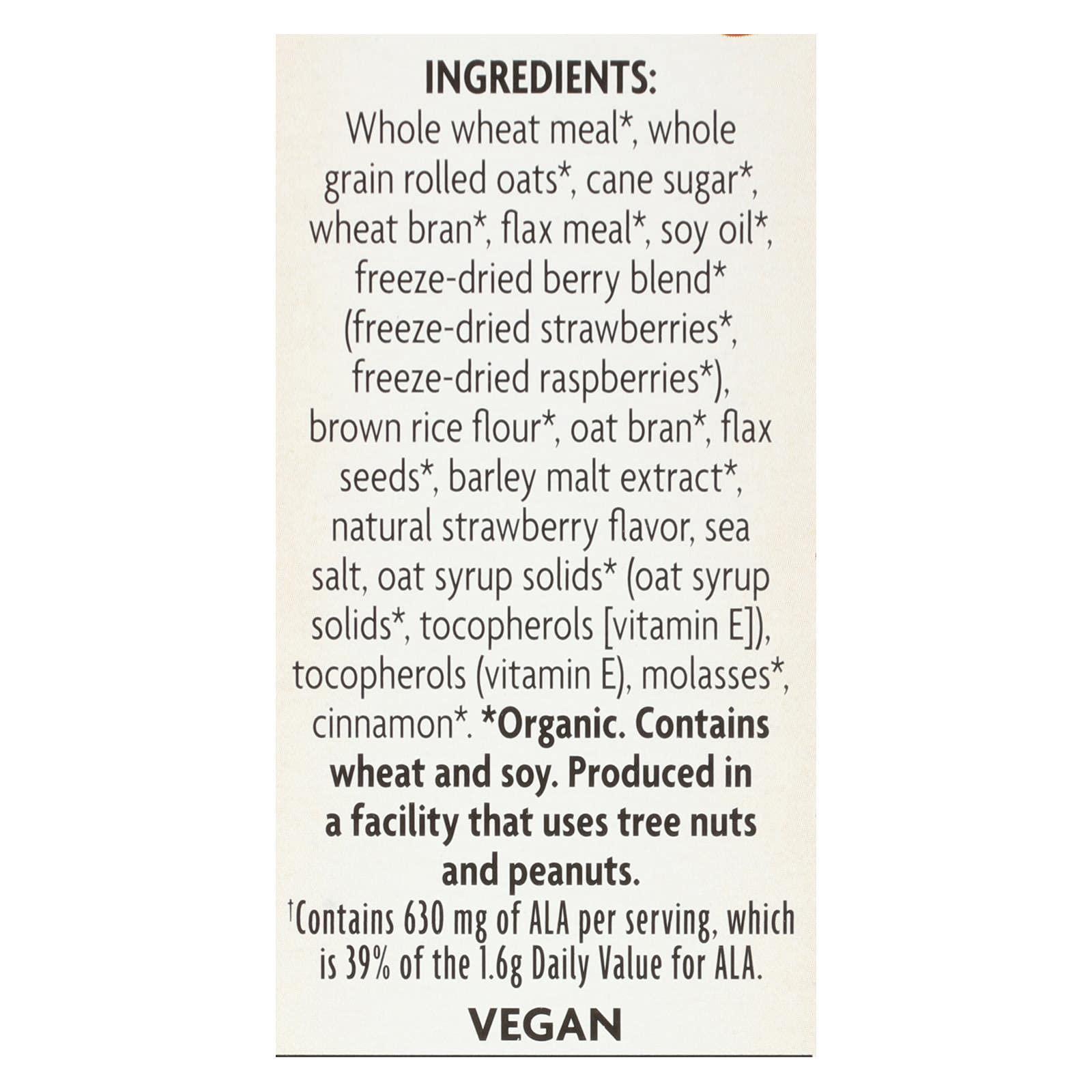 Nature's Path Nature's Path Organic Flax Plus Red Berry Crunch Cereal, 10.6 Ounce (Pack of 6), Non-GMO, 25g Whole Grains, with Omega-3 Rich Flax Seeds