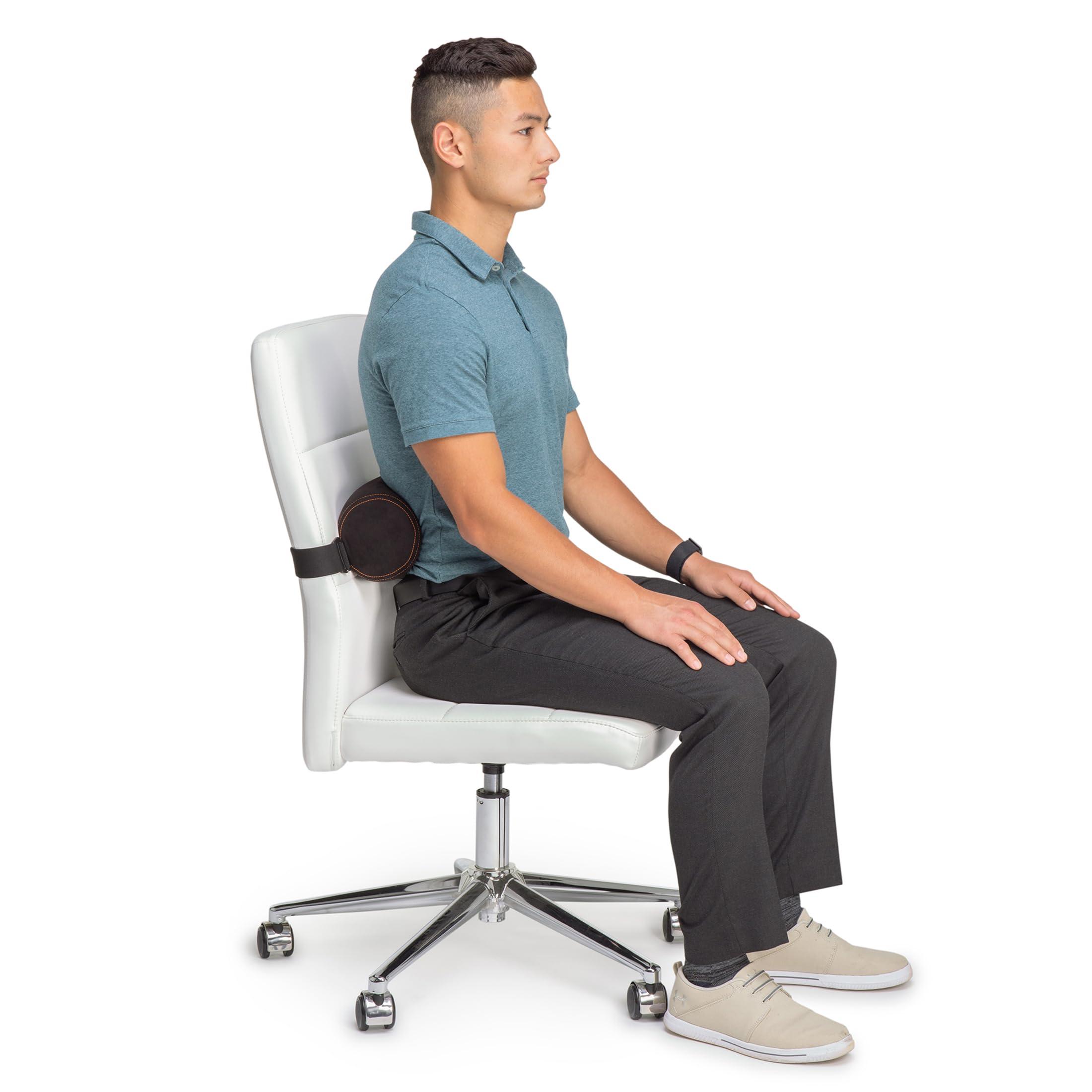 OPTP OPTP The Original McKenzie Signature Lumbar Roll Premium Made Lumbar Pillow, Firm Lower Back Support for Chair and Lumbar Support for Car - For Improved Posture and Support