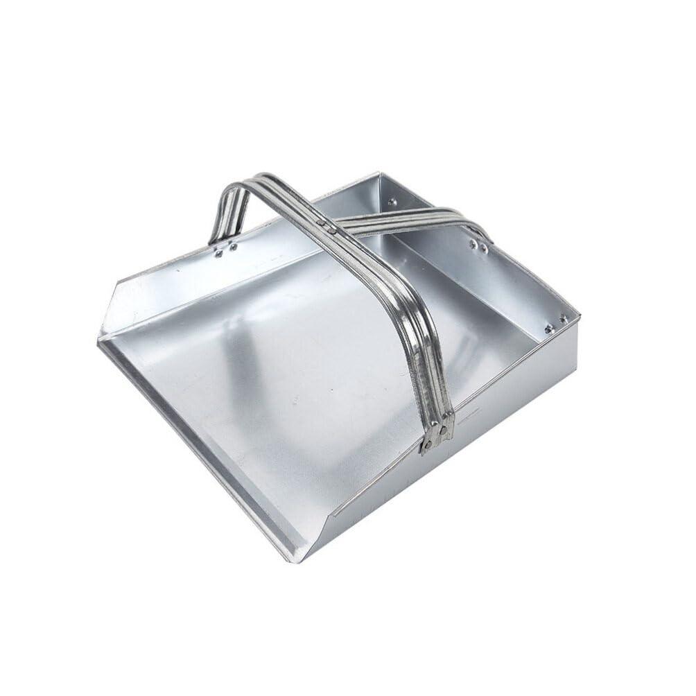 Cabilock Cabilock Dustpan Stainless Steel Dust Pan Household Kitchen Cleaning Garbage Shovel for Home Kitchen Room Office Lobby Indoor Floor Cleaning Silver