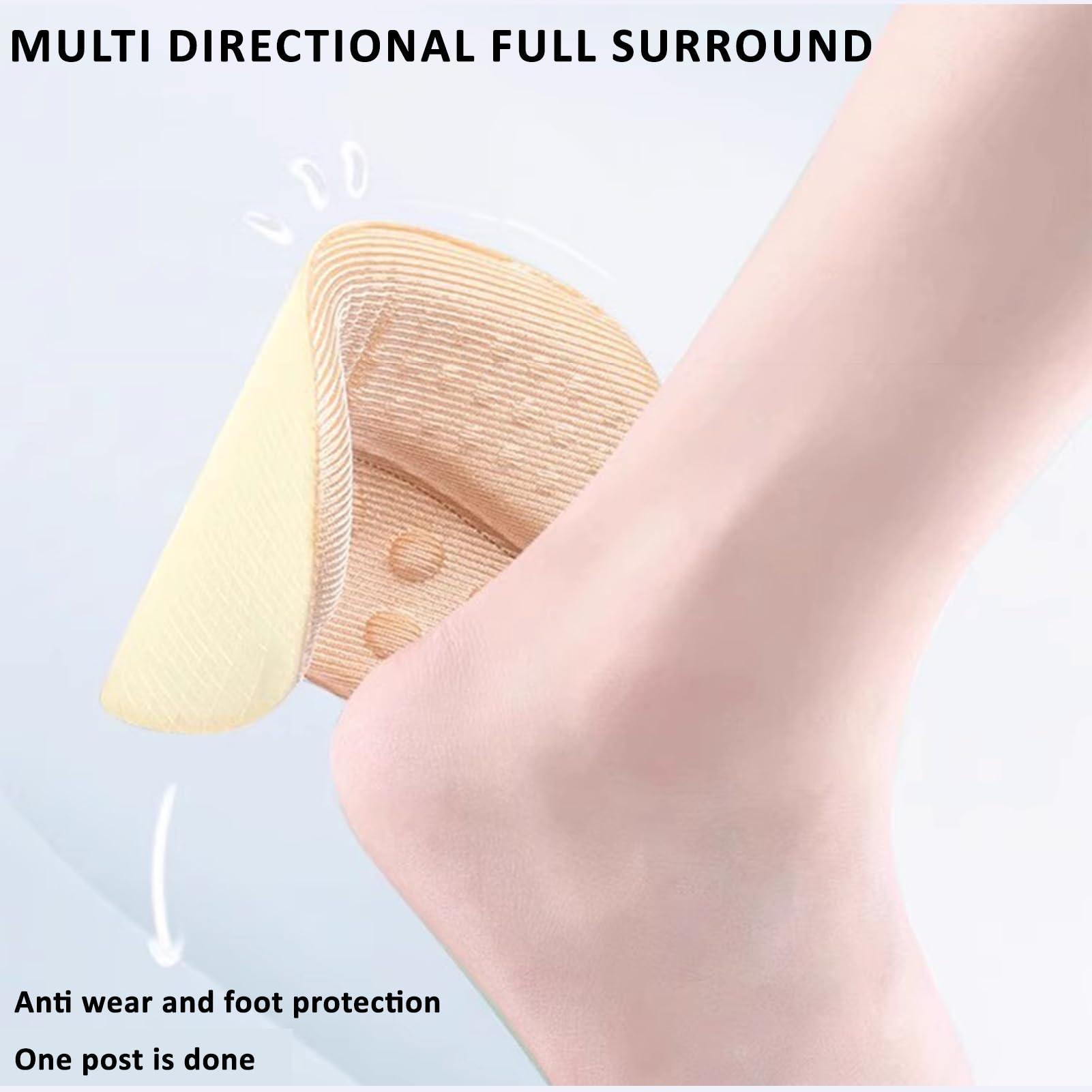 SAFWELAG Heel Pads for Shoes Cuttable Back of Heel Cushion InsertsHeel Pads Improved Shoe Fit and Comfort,Prevent Heel Slip and BlisterReusable (Color : Black, Size : 20pcs)