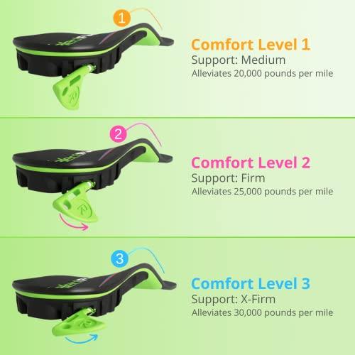 SelectFlex SelectFlex® Adjustable Arch Support Orthotic Insoles Helps a Person with Plantar Fasciitis, Neuropathy, Overpronation, Foot Pain, Mortons Neuroma, Low Back Pain - Women 10.5-11.5/Men 9.5-10.5