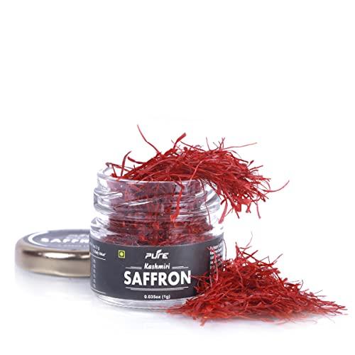 Kashmir Exotics Pure Kashmiri Saffron Mongra A++ Grade; Pampore Origin (1 g)