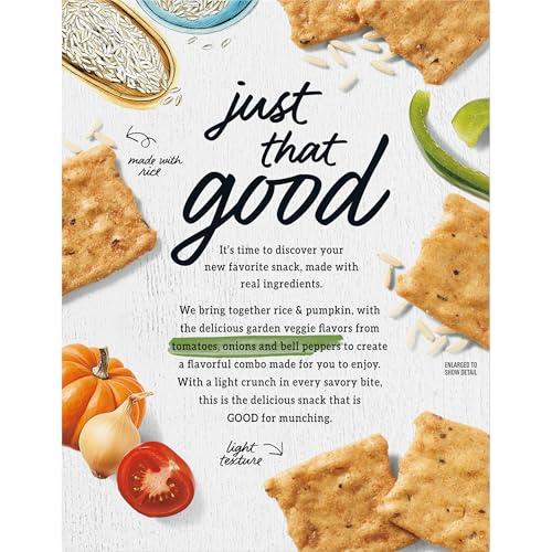 Good Thins Good Thins Garden Veggie Rice Snacks Gluten Free Crackers, 3.5 oz