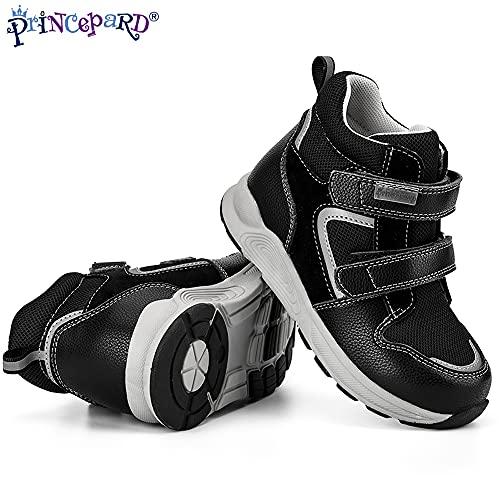 princepard Orthopedic Shoes for Toddlers and Kids, High-top Corrective Sneakers for Boys and Girls with Arch and Ankle Support, Non-Slip Soles