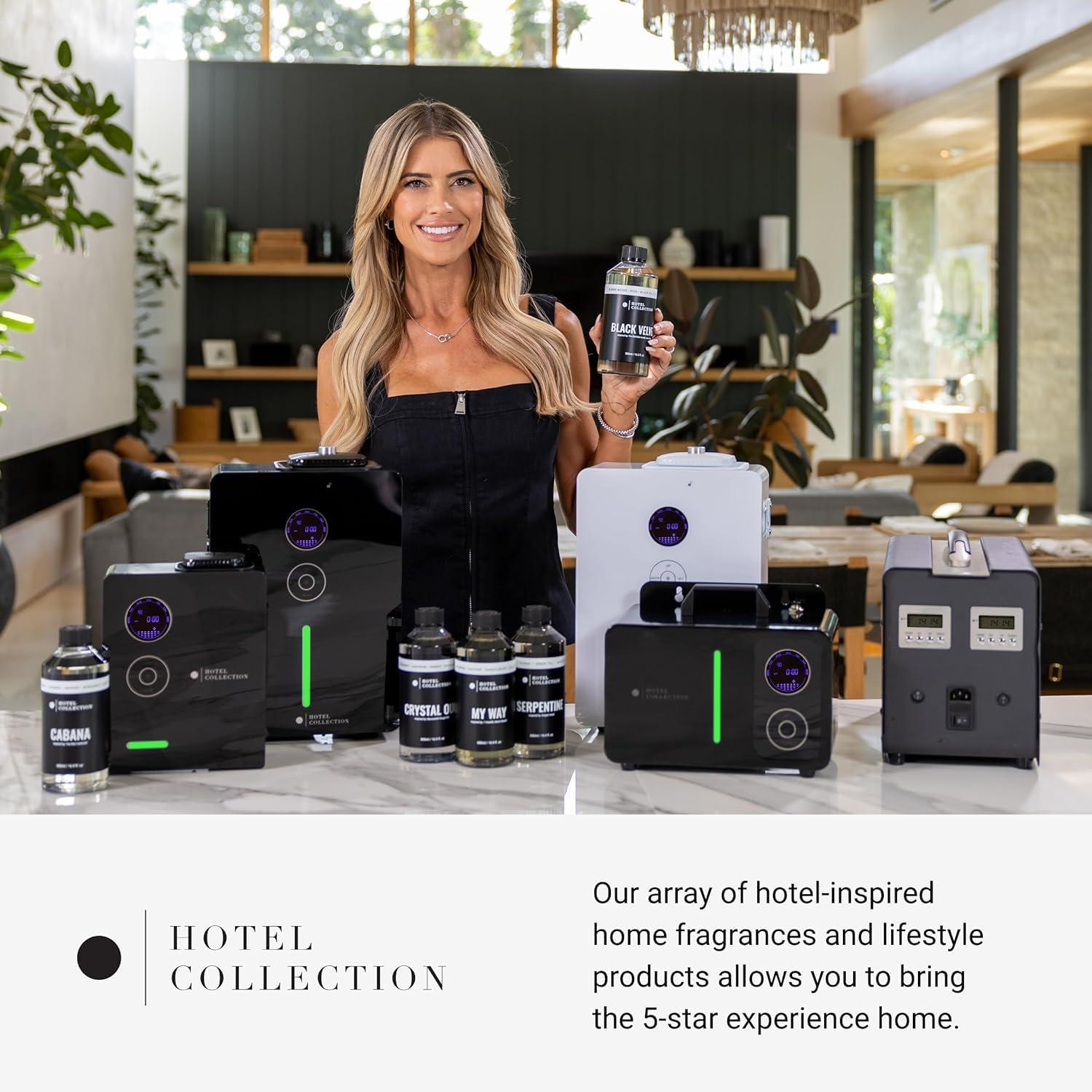 Hotel Collection Hotel Collection-Studio Pro Essential Oil Diffuser-600 sq ft Coverage-Cordless & Portable with Remote-Cold-Air Diffusion Technology-Air Freshener-Champagne-Works Exclusively with Pro Pod Bottles