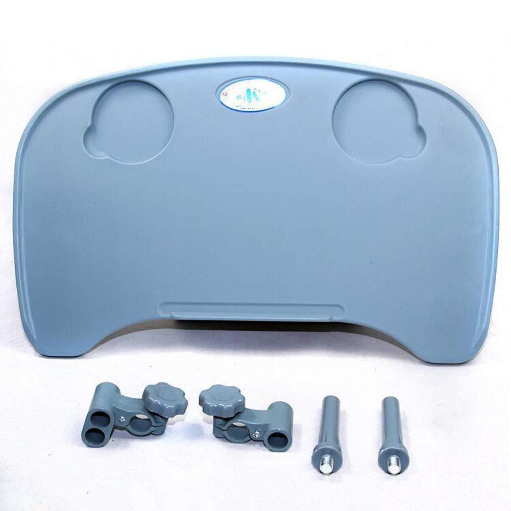 XJZHANG XJZHANG Wheelchair Lap Tray Table Accessories with Cup Holder - ABS Plastic Universal Trays Desk Fit for Wheelchairs, for Patients and Elderly Writing, Reading, and Eating