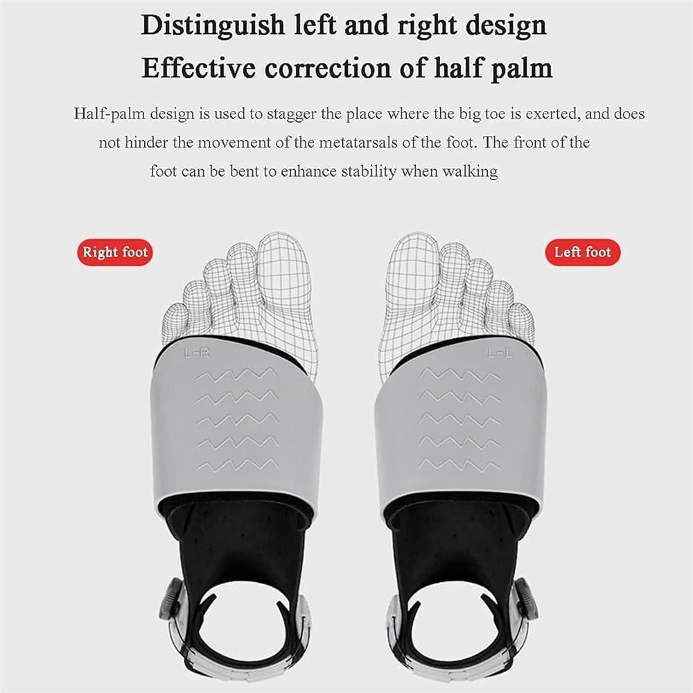 QIUFANGM Ankle Orthosis Splint Support, Drop Foot Brace Orthosis, Adjustable Straps Foot Drop Foot Nerve Injury Rehabilitation Training for Hemiplegia Stroke Shoes Walking ( Color : Left , Size : X Large )