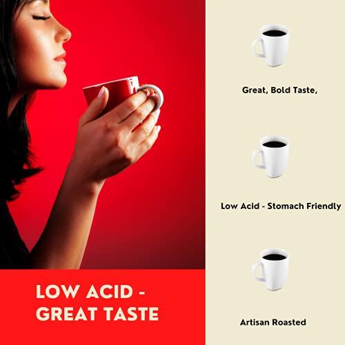 Cafe Don Pedro Cafe Don Pedro American Roast Naturally Low Acid Coffee - 34.5 Ounce Large Can for Coffee Lovers with Sensitive Stomachs - Delicious, Smooth Flavor, Medium Roast Stone Ground Coffee