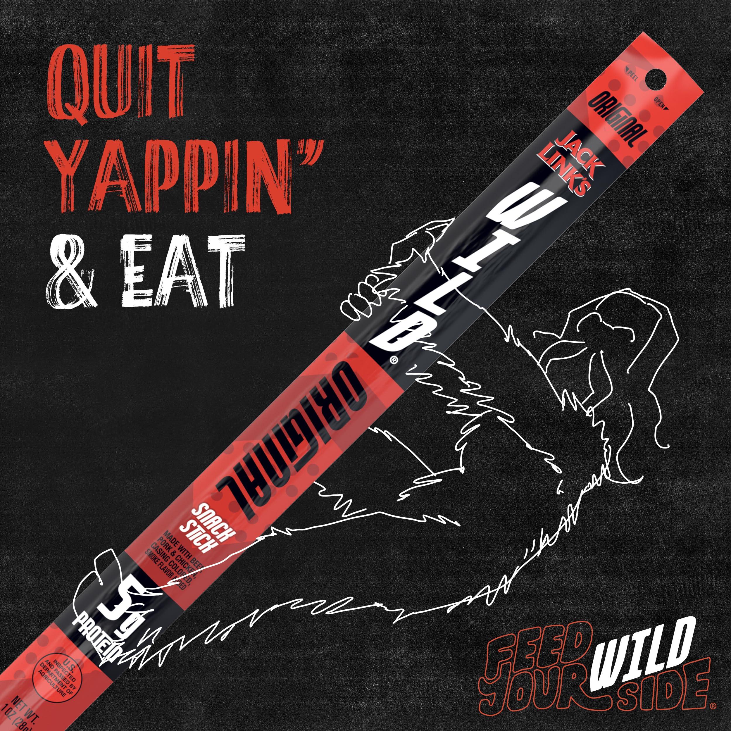 Jack Link\'s Jack Link\'s Wild Beef Sticks Variety Pack -- (10) Original & (10) Teriyaki Protein Snack, Idividually Wrapped, No Added MSG -- 1 Oz. (20 Count)