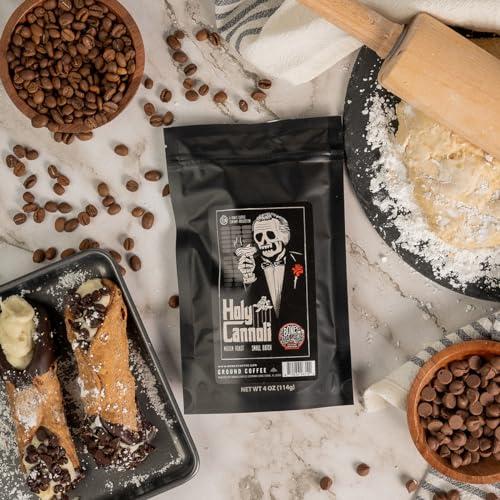 Bones Coffee Company Bones Coffee Company NEW Flavors! Favorite Flavors Sample Pack | 4 oz Pack of 5 Assorted Ground Coffee Beans | Low Acid Medium Roast Gourmet Coffee Beverages (Ground)