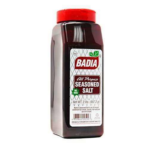 Badia Badia Seasoned Salt, 2 Pound (Pack of 6)